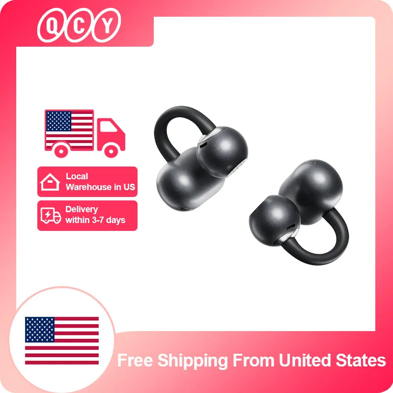 QCY CT06 Clip On Earbuds Crossky C50 Open Ear Wireless Bluetooth 6.0 Headphones - Image 2