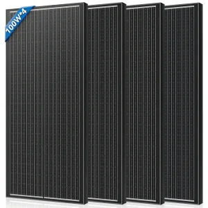 Rvpozwer 400W/200W/100W N-Type 18BB Solar Panel Portable Waterproof Ideal for RV Marine Yacht Caravan - Thumbnail Image 8