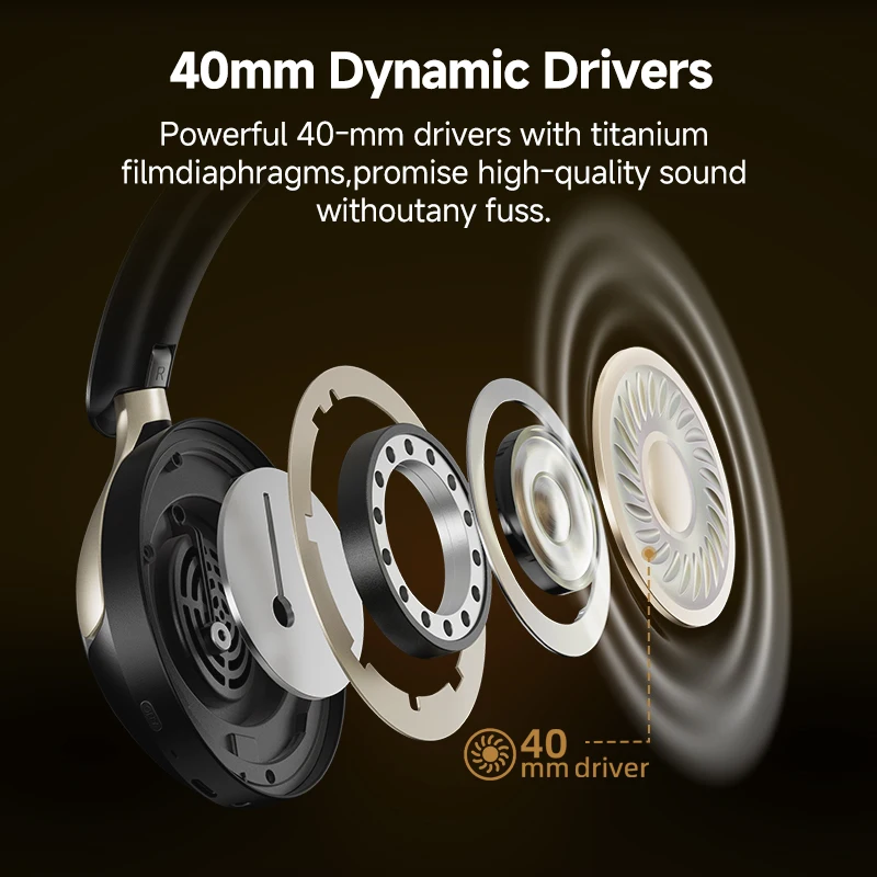 QCY H3 PRO Adaptive ANC Wireless Headphones - Image 5