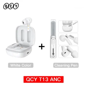QCY T13 ANC Wireless Earphones Bluetooth 5.3 28dB Active Noise Cancellation Headphones - Thumbnail Image 12