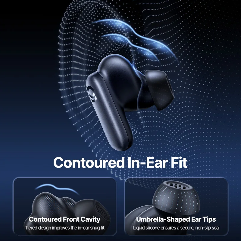 Baseus Inspire XP1 Bose Dolby Audio Adaptive Tuning Sound 6-Mic Clear Calls Earphones - Image 7