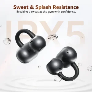 QCY CT06 Clip On Earbuds Crossky C50 Open Ear Wireless Bluetooth 6.0 Headphones - Thumbnail Image 7